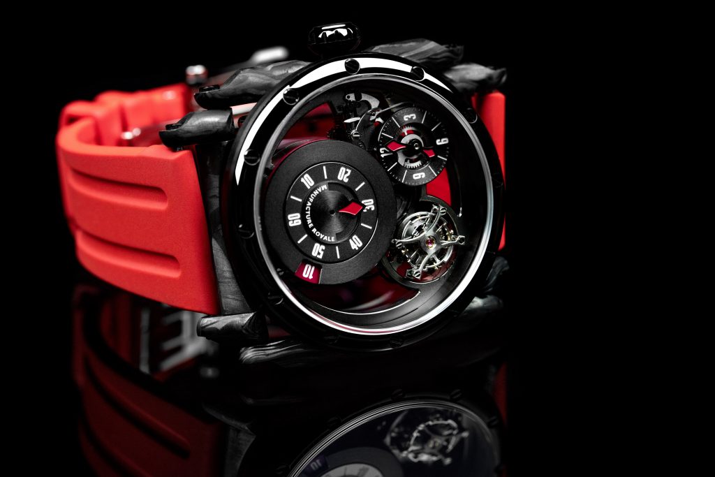 Manufacture Royale ADN in Black DLC and forged carbon.