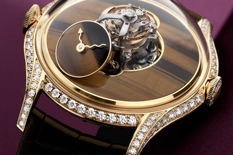 MB&F Legacy Machine Flying T Tiger's Eye