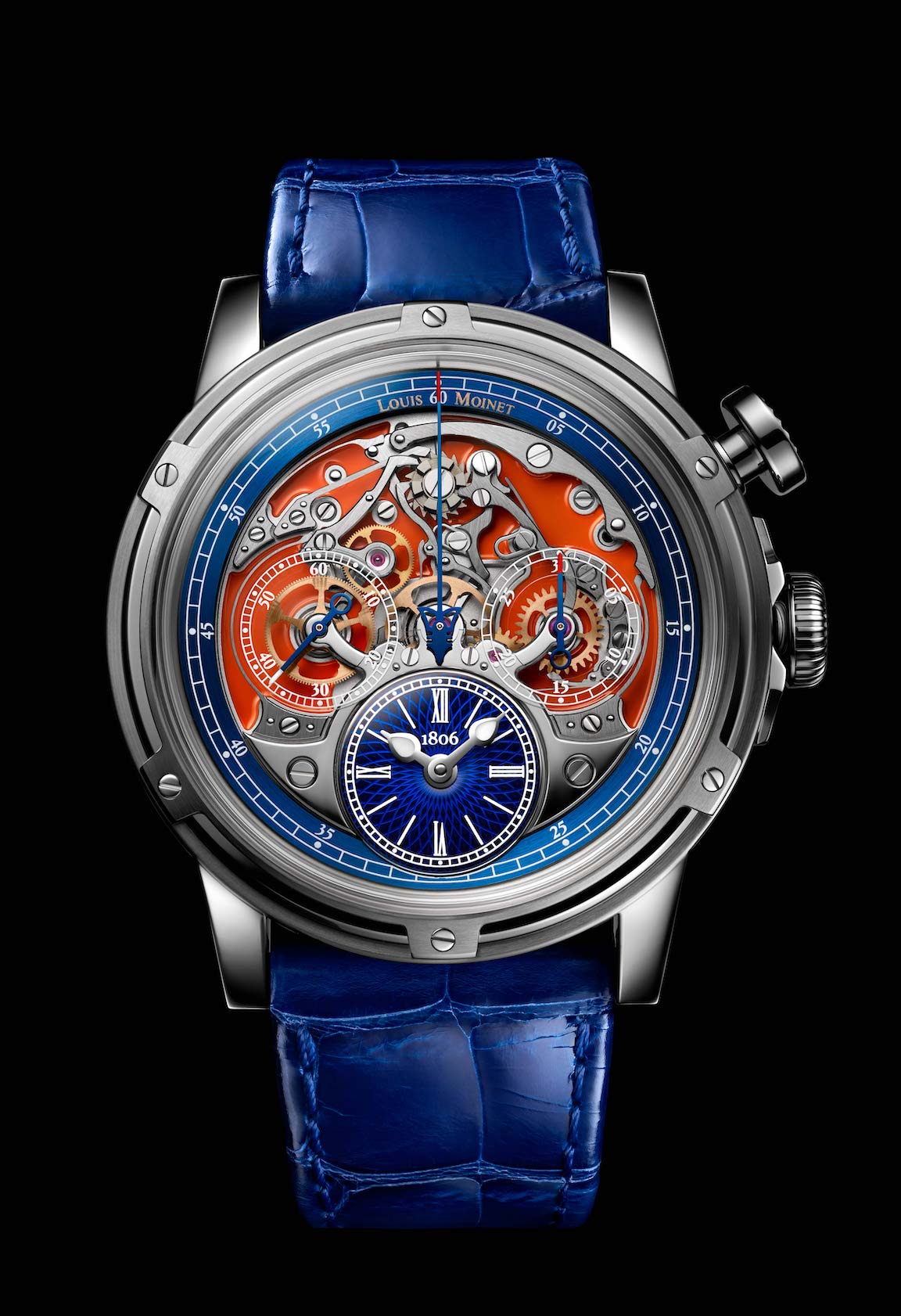 Louis Moinet Memoris Titanium watch 