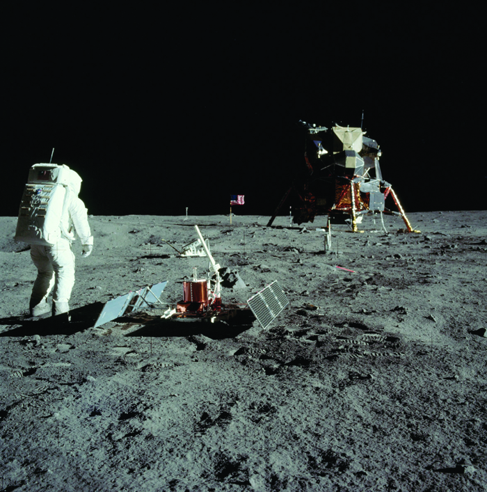 Apollo 11 mission on the moon 