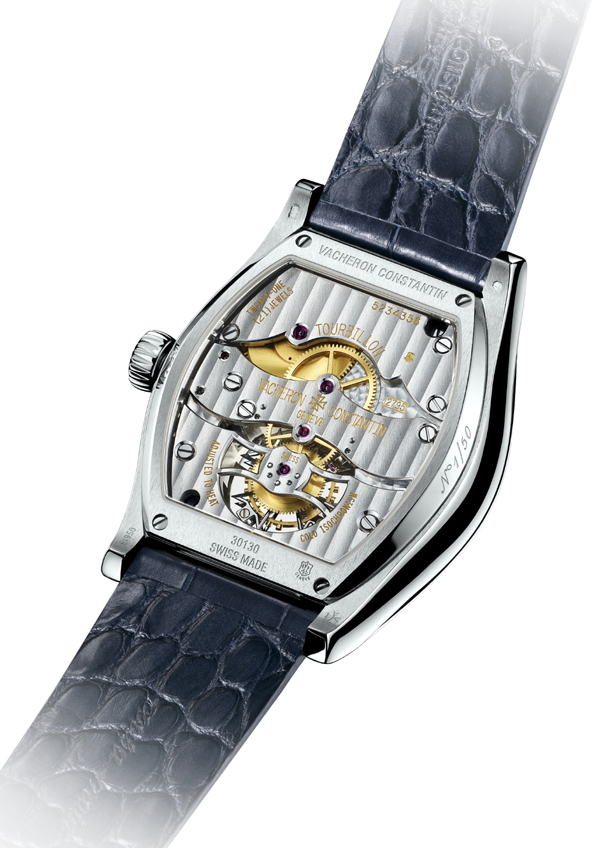 The Malte Tourbillon houses a 169-part caliber visible from the sapphire crystal caseback. 
