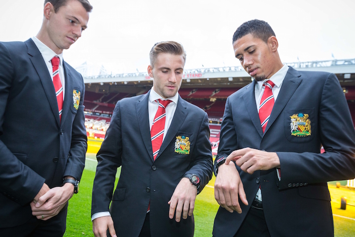 Manchester United Team players each got to customize their own Treble watch