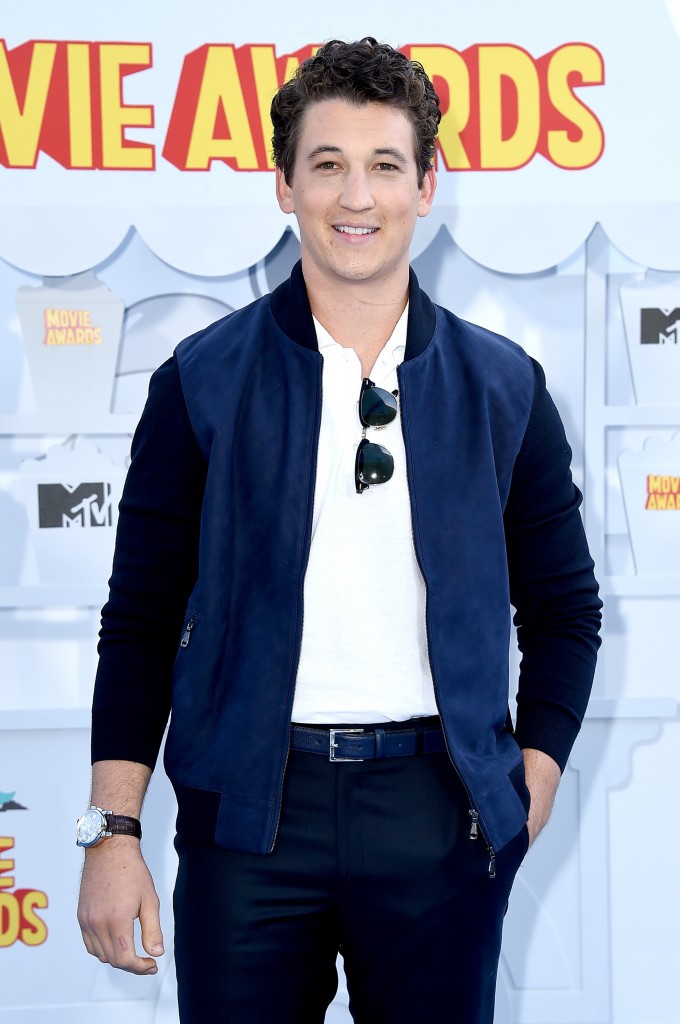 attends the 2015 MTV Movie Awards at Nokia Theatre L.A. Live on April 12, 2015 in Los Angeles, California.