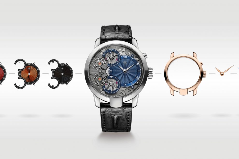 Mirrored Force Resonance_Guilloché Dial Armin Strom adds Mirrored Force Resonance watch with guilloche dial by Kari Voutilainen to configurator.