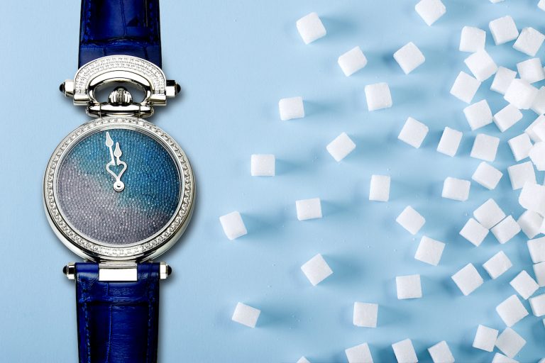 Bovet sugar crystals watch dial