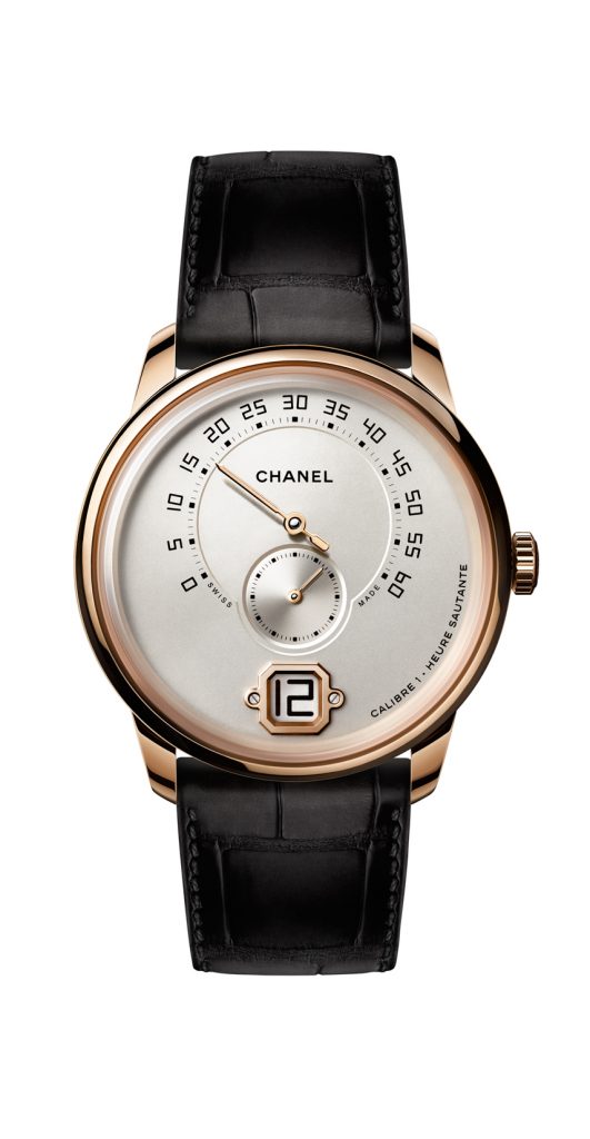 Monsieur de Chanel watch in 18-karat Beige gold