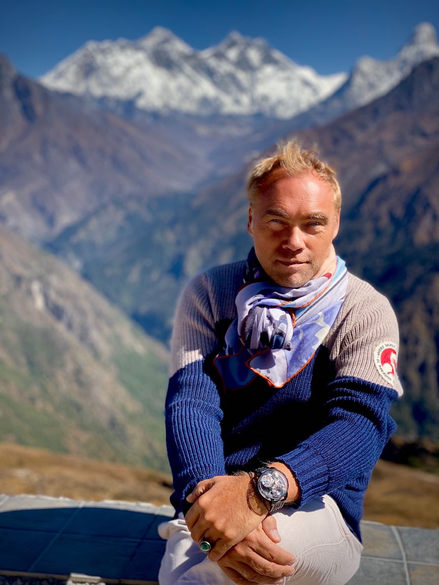 Mountain climber Johan Ernst Nilson