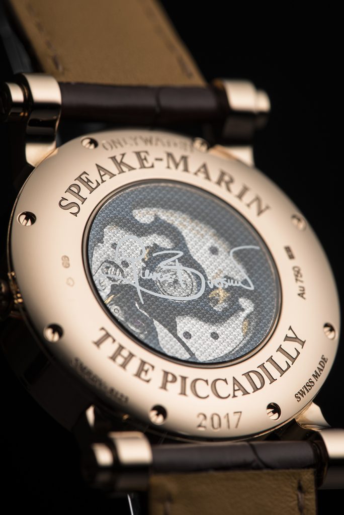 The back of the Speake-Marin Love Life watch for Only Watch 2017.