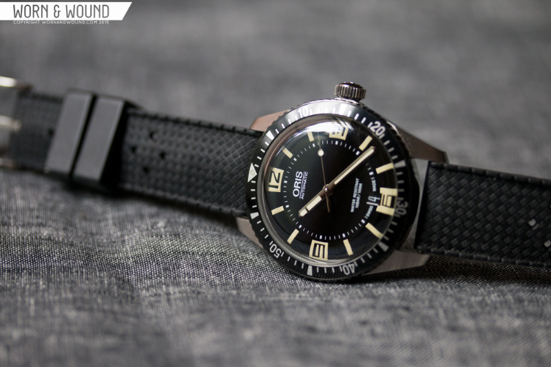 Oris Divers Sixty Five. Oris is a partner sponsor of the Worn & Wound Wind-Up show. 