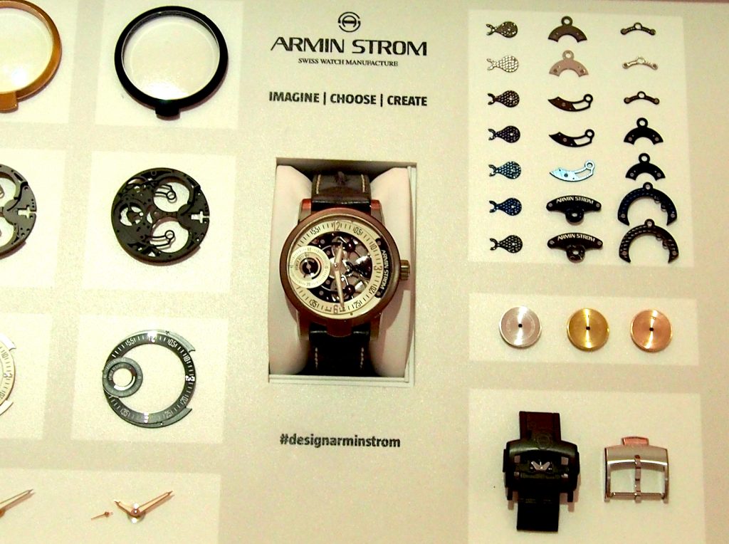 The choices for customization your Armin Strom Watch via the Watch Configurator run the gamut from component parts to strap and even stitching.