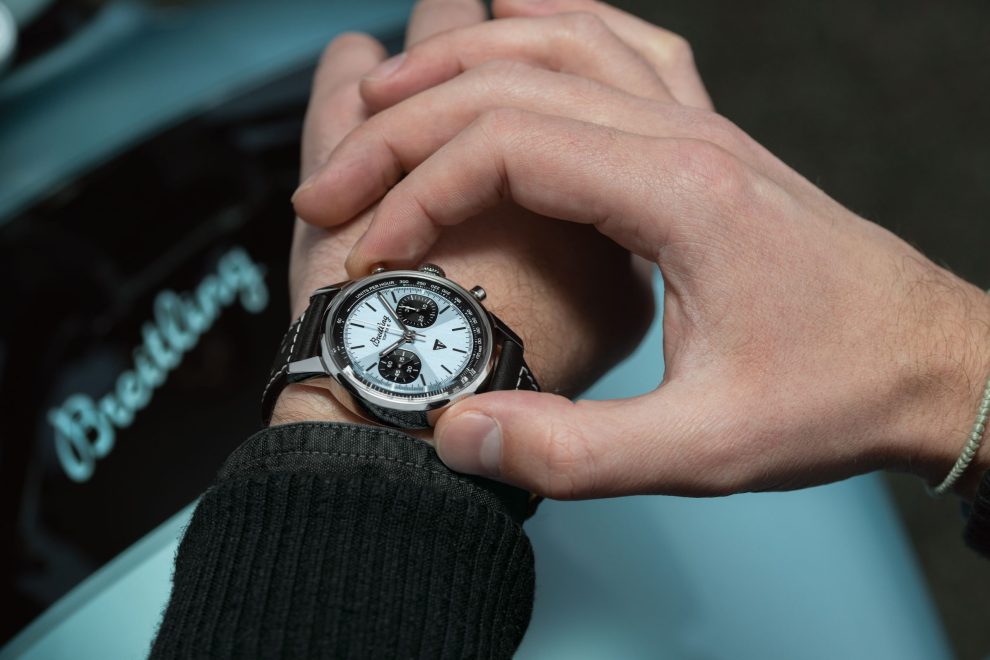 Breitling Top Time Triumph watch with Zorro dial.  a Breitling Top Time Triumph watch with Zorro dial.
