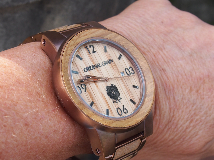 The Original Grain Jim Beam watch is big and hefty but packs a powerful punch when it comes to looks. 