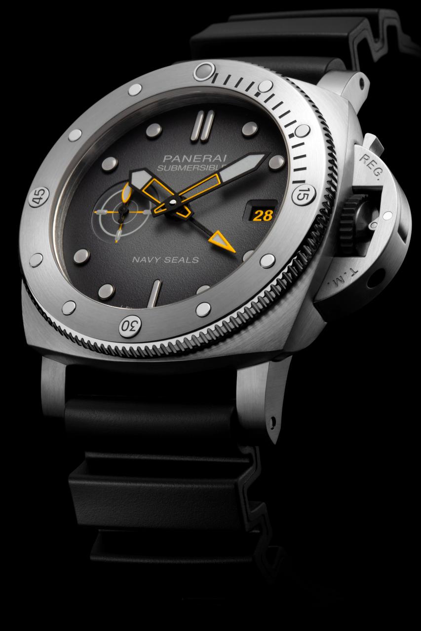 Panerai Submersible Chrono Navy SEALs GMT watch. 