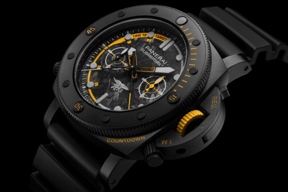 Submersible Chrono Navy SEAL’s Panerai Submersible Chrono Navy SEALs Experience watch.