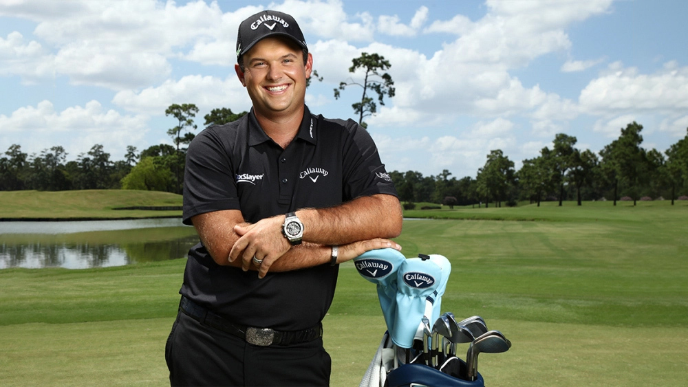 Patrick Reed at the announcement of his joining the Hublot roster of golfers.