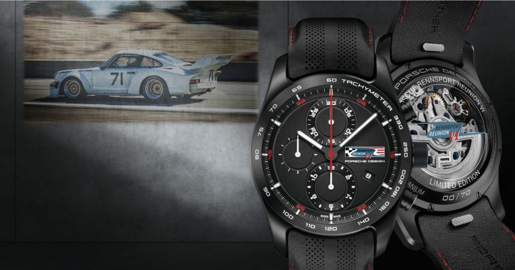 Porsche Design Chronotimer Rennsport Reunion VI Limited Edition watch. 