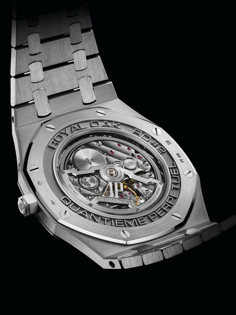 Audemars Piguet Royal Oak RD #2 Perpetual Calendar Ultra Thin Concept Watch measures just 6.3mm when cased and is the world's thinnest self-winding perpetual calendar.