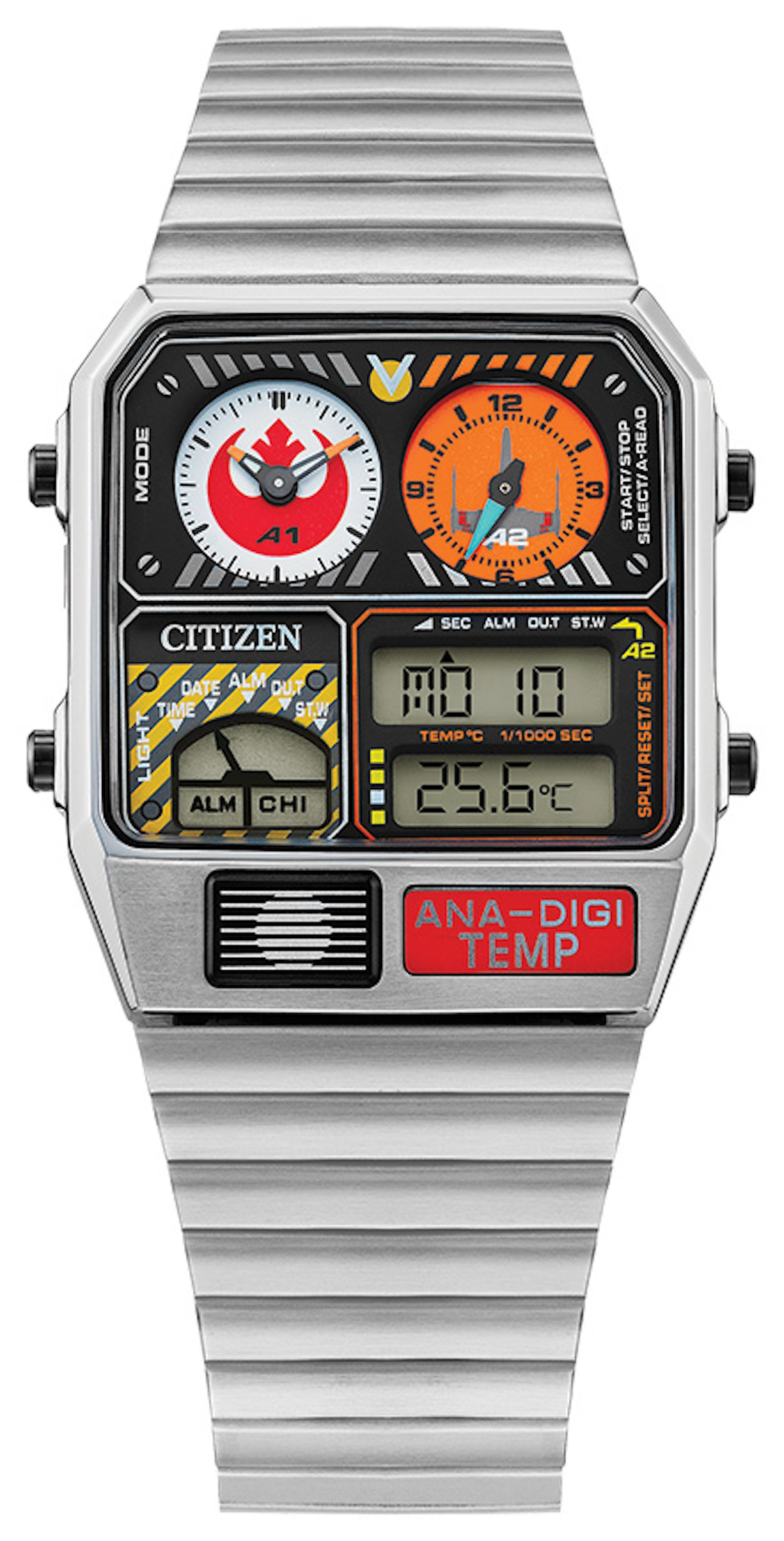 Citizen's Rebel Pilot watch honors Star Wars characters.