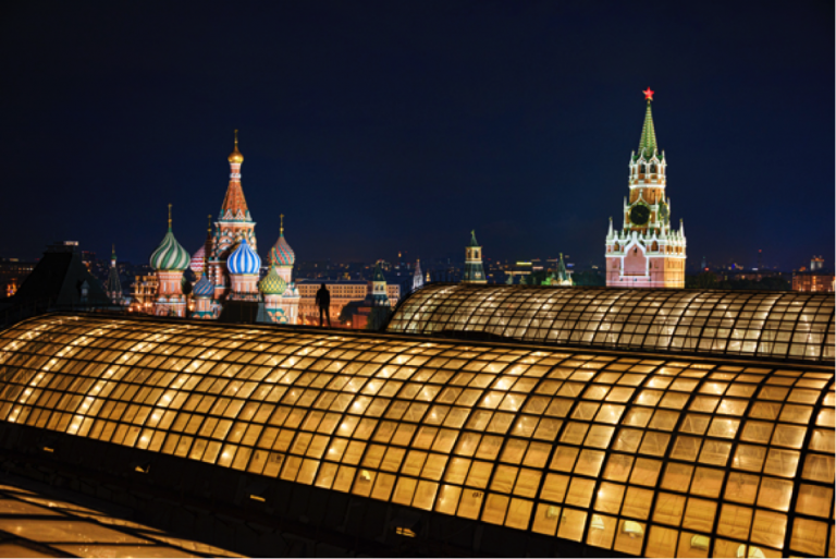 Red Square seen from the GUM rooftop. @Steve McCurry