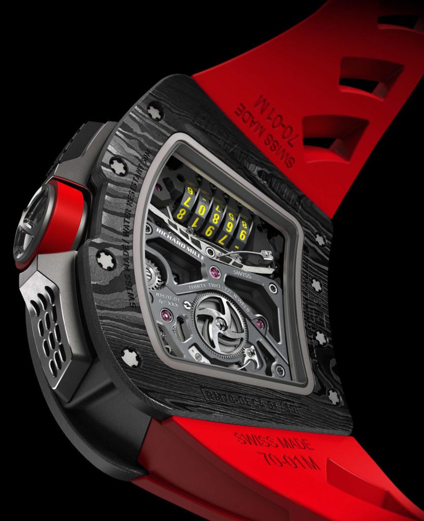 The Richard Mille RM 07-01 Tourbillon Alain Prost watch retails for $815,500.