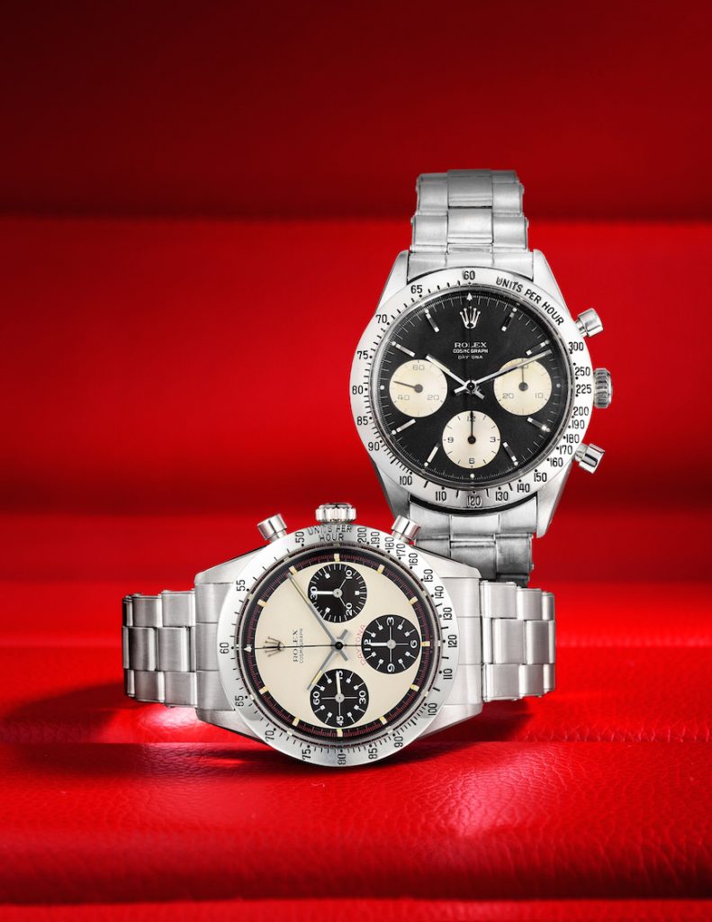 Rolex Daytona "Paul Newman" watch sells at Fortuna auction.