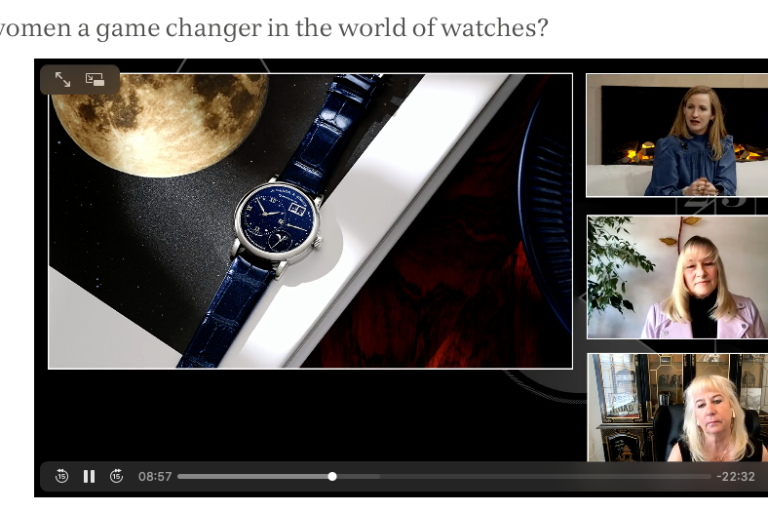 A. Lange & Sohne Connoisseur Conversations