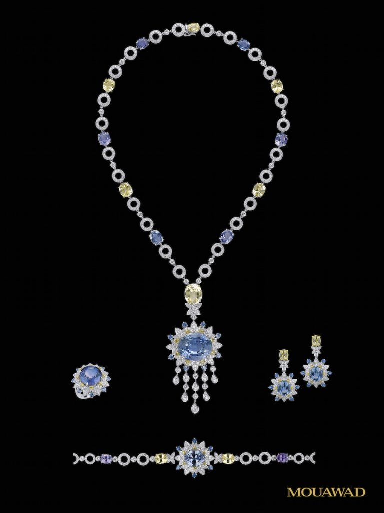 Mouawad Suite of diamonds and gemstones