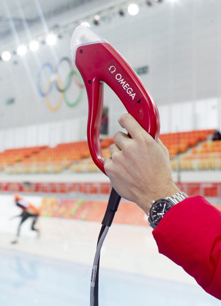 Omega technology ensures precision timing at the Winter Olympics. 
