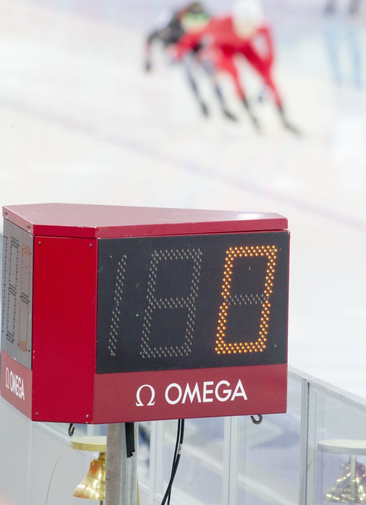 Omega had more than 300 timekeepers at the Winter Olympic Games.