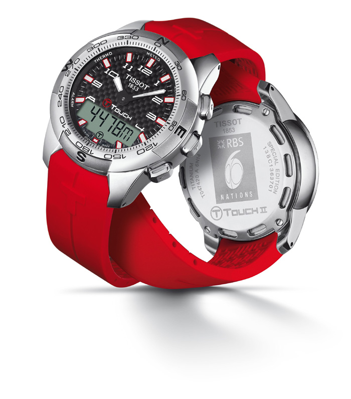 Tissot T-Touch Titanium RBS 6 Nations Special Edition 2014 celebrates Rugby and its determined players.