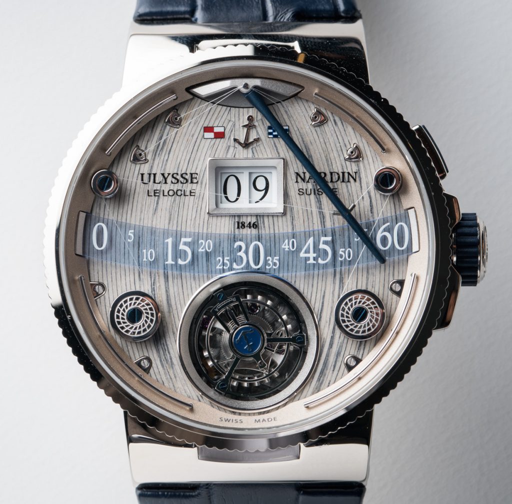 Ulysse Nardin Grand Deck Tourbillon with patented time-telling system