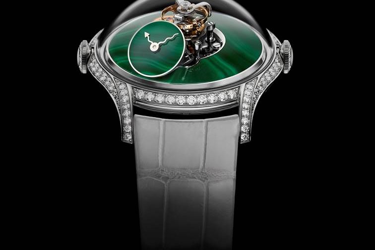 Unknown MB&F Legacy Machine FlyingT with malachite dial.