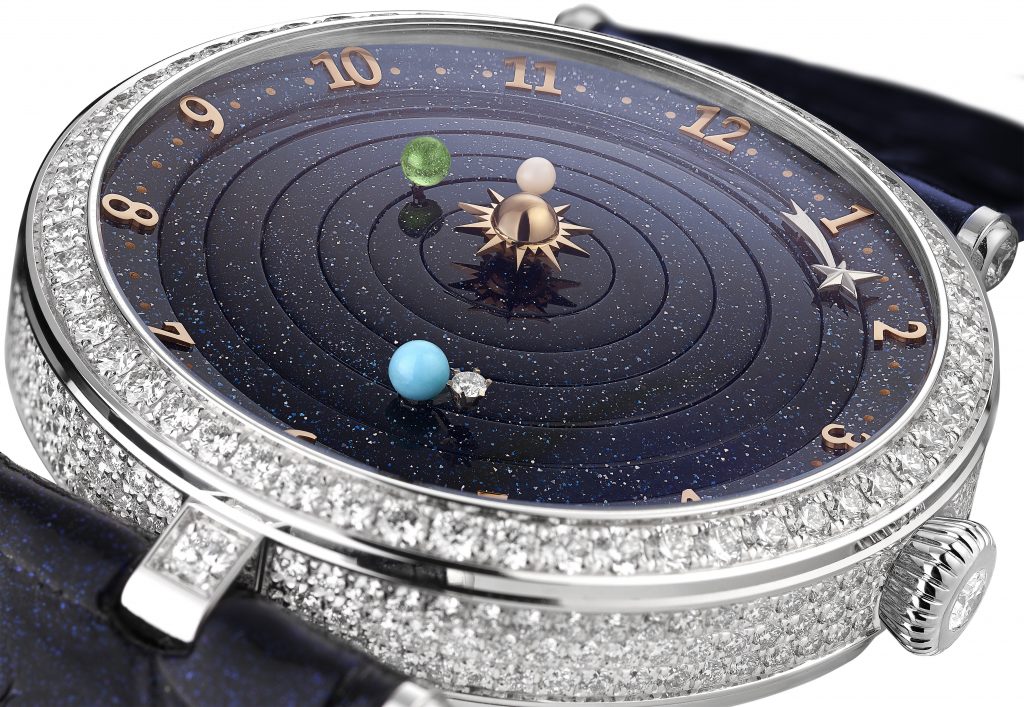 Van Cleef & Arpels Lady Arpels Planetarium watch. 