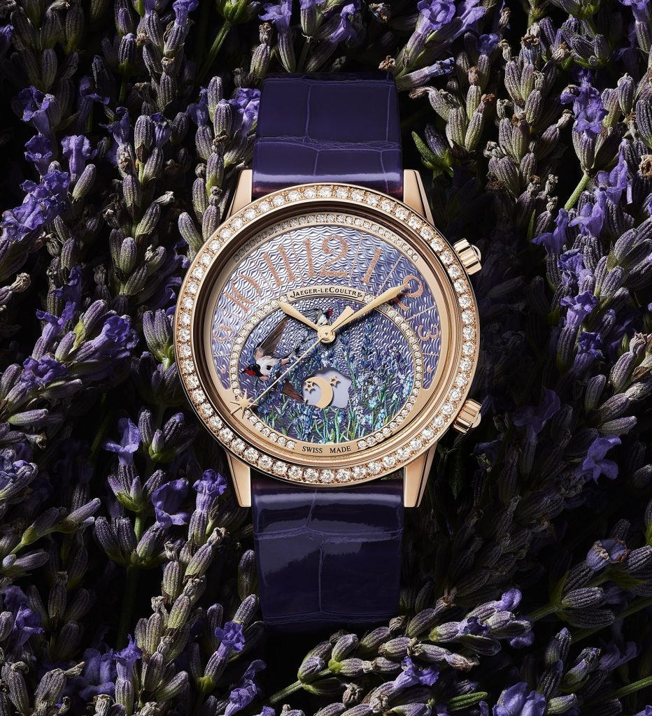 Jaeger-LeCoultre Rendez-Vous Sonatina watch chimes an anticipated time when set. 