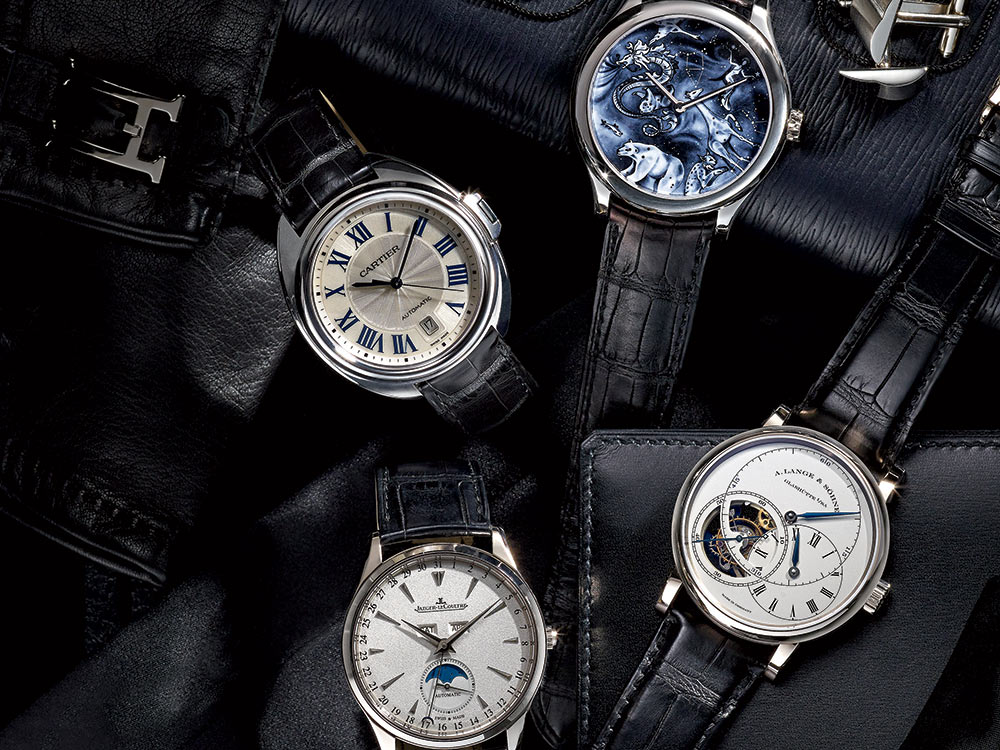 Four Fantastic Men's watches (image by Jeff Crawford for Niche Media, styled by Terry Lewis)