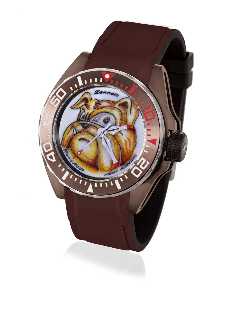 Zannetti's Year of the Dog watch offers a playful take on the astrological sign. 