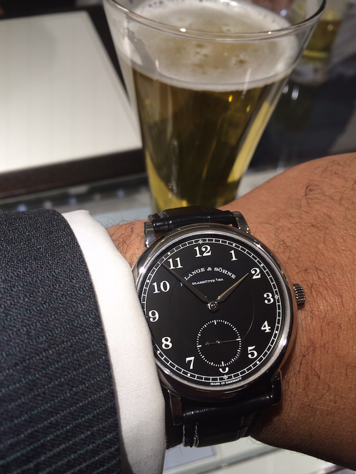 A. Lange & Sohne 1815 Anniversary F.A. Lange watch in platinum