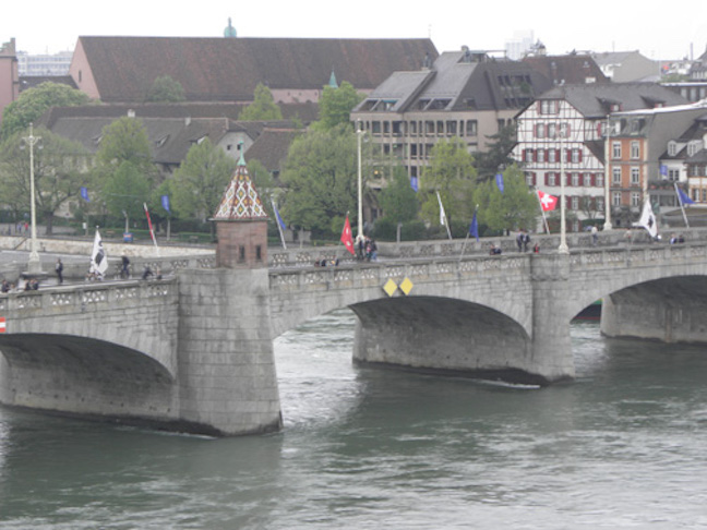 Basel is a beautiful midieval city. 