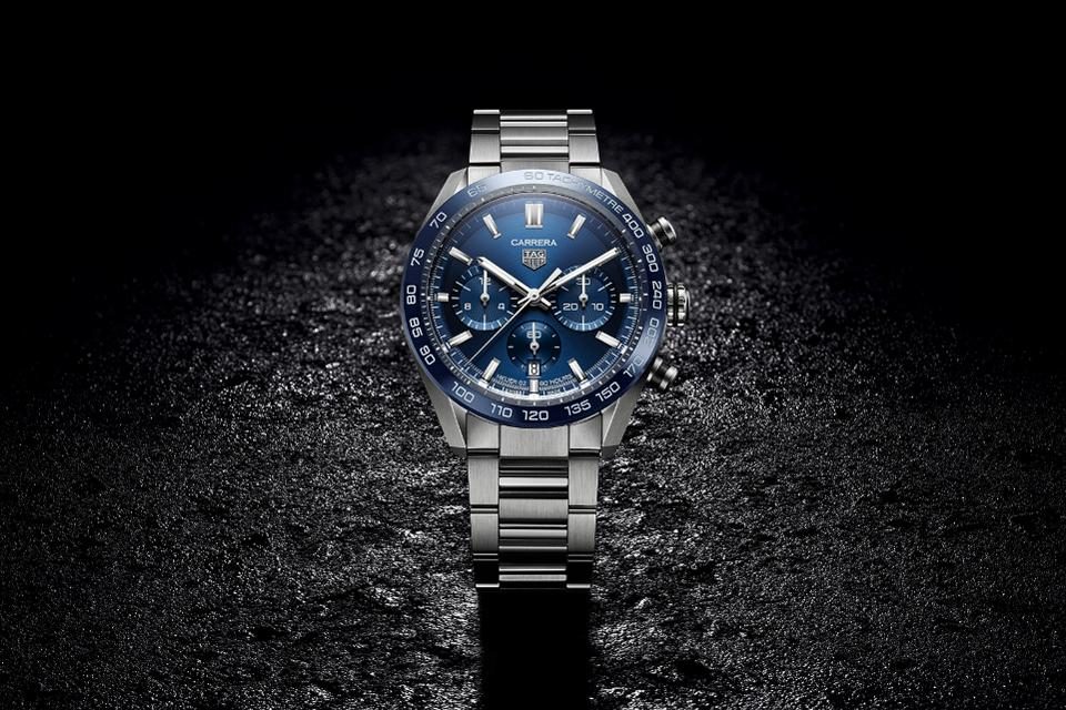 blue sport chrono TAG Heuer Carrera Chronograph Sport