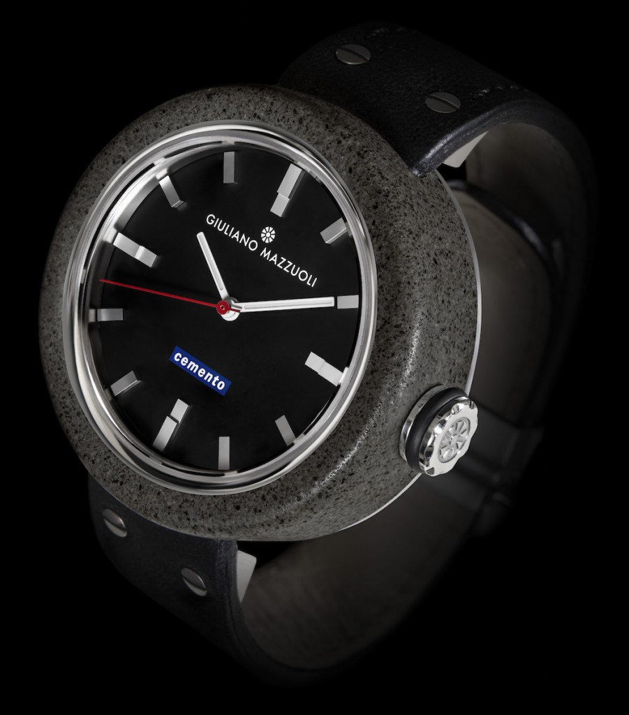 The Swiss-Made watch is powered by an ETA movement 