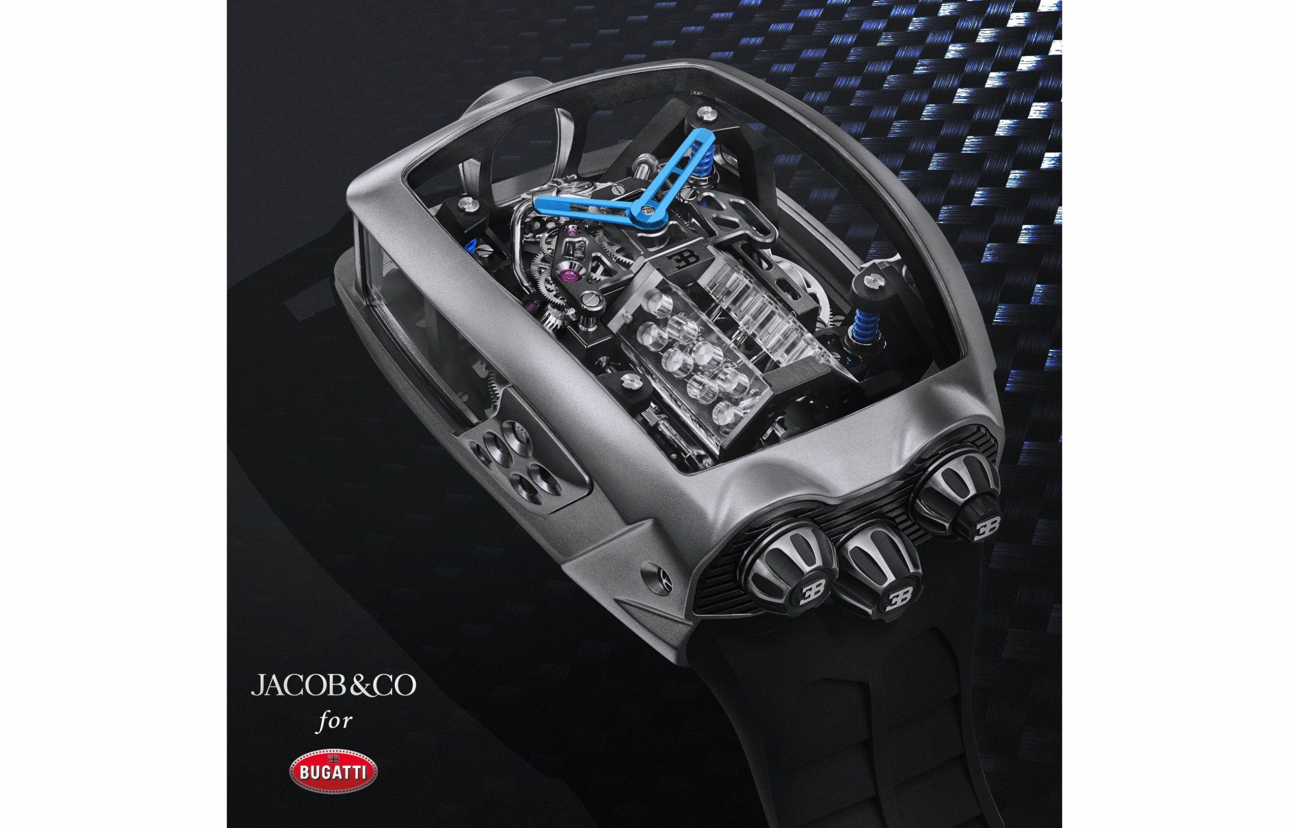 Jacob & Co. Unveils $280,000 Bugatti Chiron Tourbillon