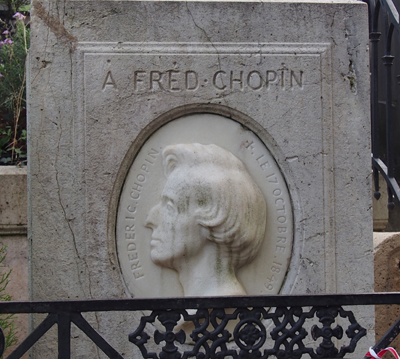 Composer and Pianist Chopin is buried in Pere LaChaise (though his heart is entombed in Poland). 