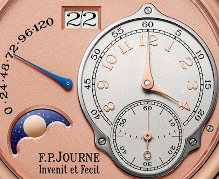The dial layout is incredibly harmonious and elegant. 