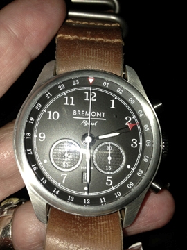 The Bremont Codebreaker houses a Flyback chronograph GMT movement 