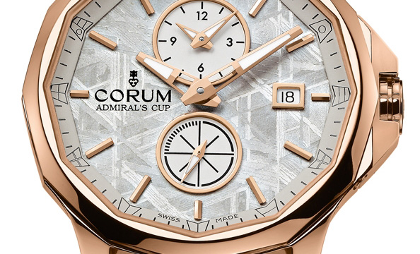 Corum Admiral's Cup Legend 42 Meteorite Dual Time watch