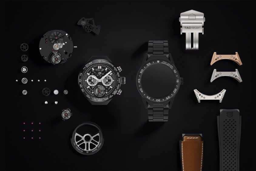 Tag Heuer connected 45 The new TAG Heuer Connected Modular 45mm smart watch is totally customizable.