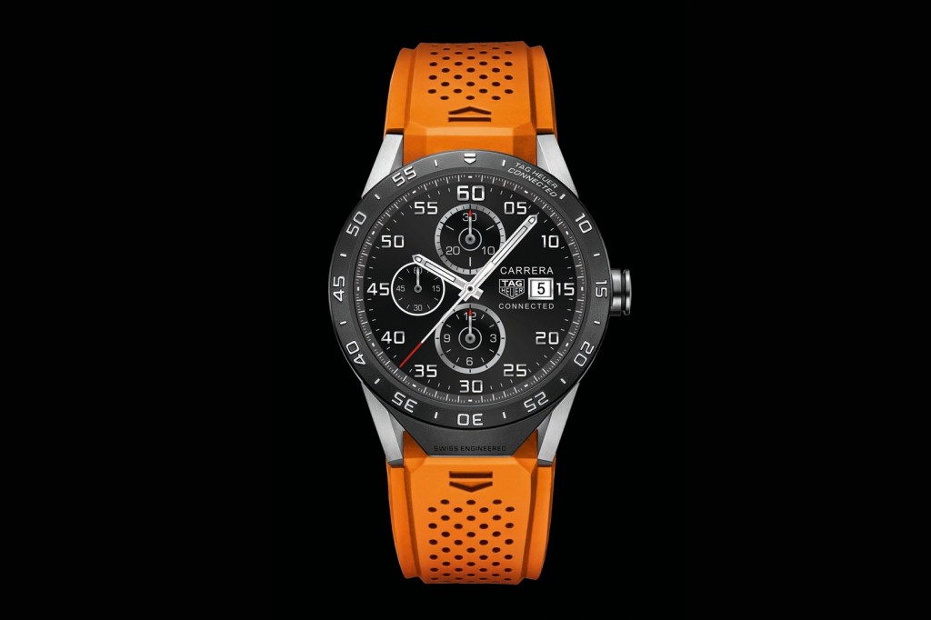 IN two years, the owner can trade in the TAG Heuer Connected watch to an authorized retailer, add $1,500 to it and get a mechanical Carrera