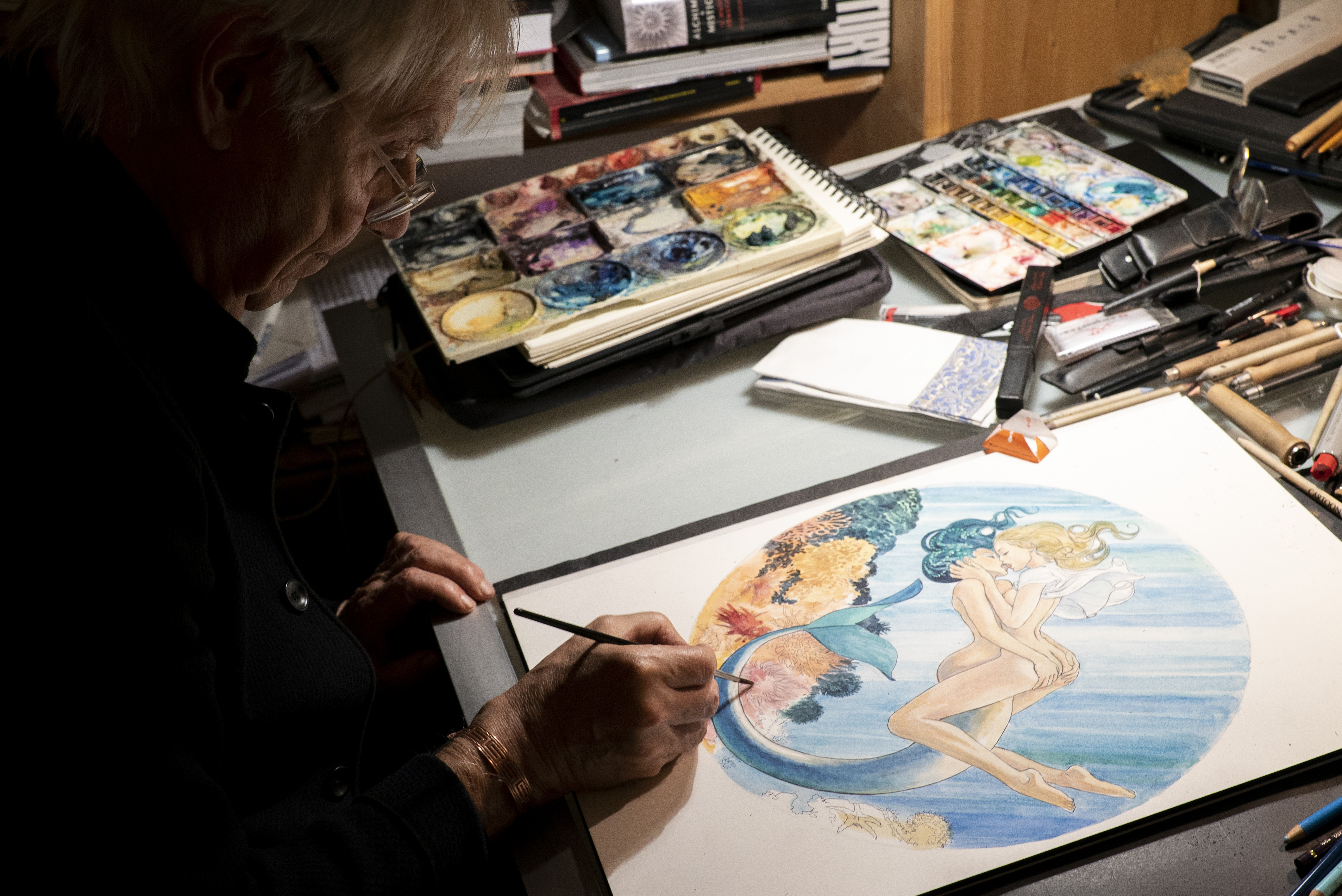 Ulysse Nardin Classico erotic watches are deigned by Milo Manara.