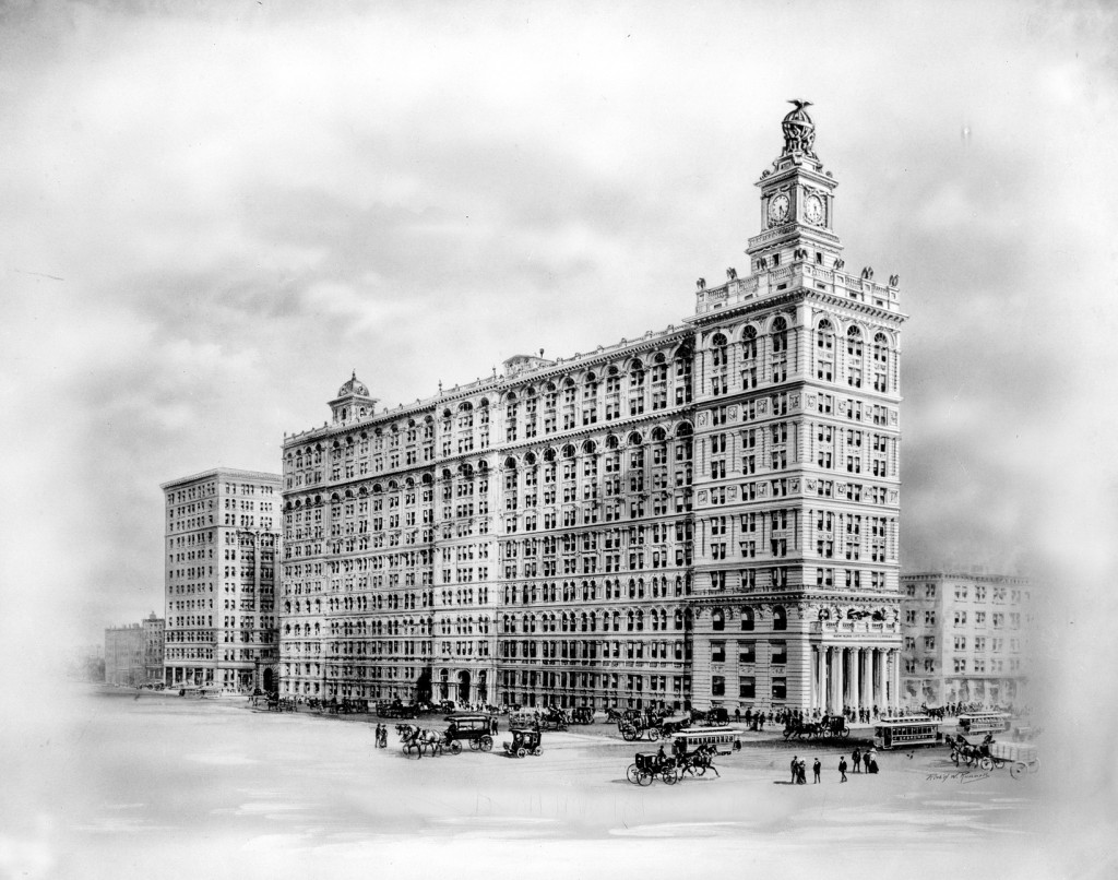 Historic image of the building, provided by Vinit Parmar and Hodinkee.
