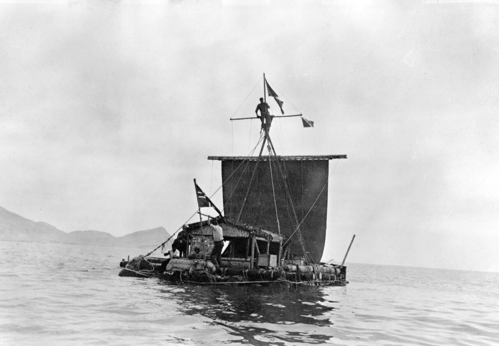 The Kon Tiki expedition took place in 1947, and the explorers wore Eterna watches. 